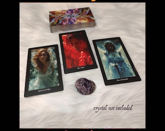 IN STOCK - Malaika: Angel Tarot - 78 Cards - AI Art - Diverse - Queer-Inclusive