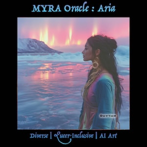 IN STOCK - Aria Oracle - 64 Cards - Diverse - Queer-Inclusive - AI Art