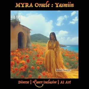 IN STOCK - Yasmiin Oracle - 64 Cards - Diverse - Queer-Inclusive - AI Art