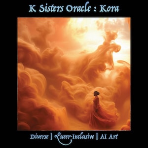 在庫あり - Kora Oracle - 64枚のカード - 多様性 - クィアインクルーシブ - AIアート