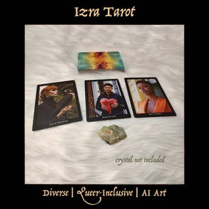 EM ESTOQUE - Izra Tarot - 78 Cartas - Arte AI - Diversos - Queer-Inclusivo