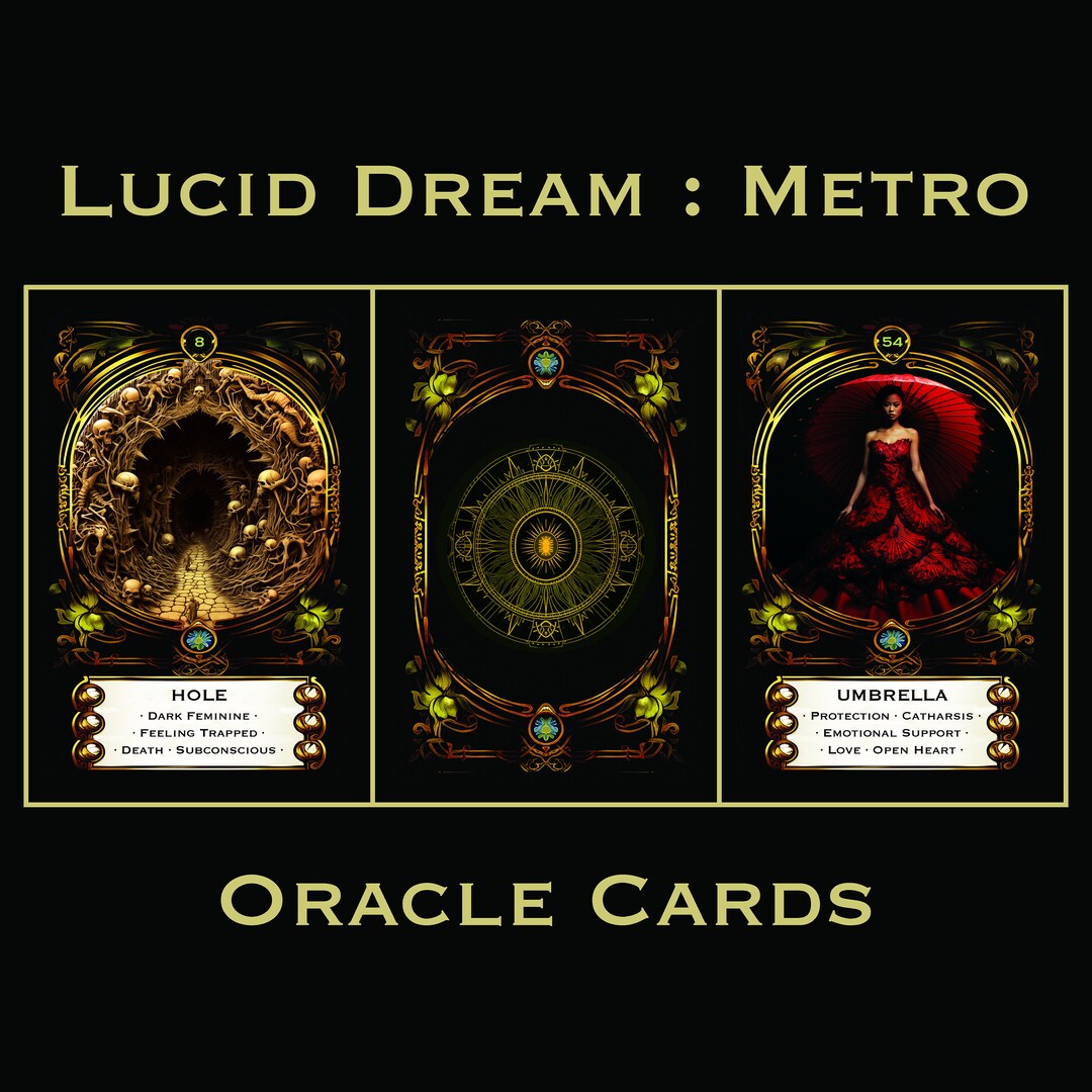 IN STOCK Lucid Dream: Metro Oracle Cards AI Art Diverse Queer-inclusive ...