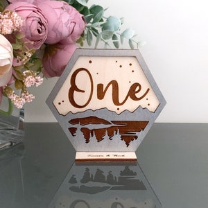 Laser Cut Wedding Table Numbers Lakeside Table Numbers For Reception Wooden Wedding Signs For Wedding Table Wedding Decor image 1