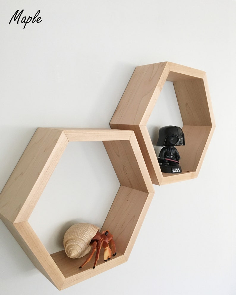 Sechseck Regale Set von 3 Waben Regale geometrische ...