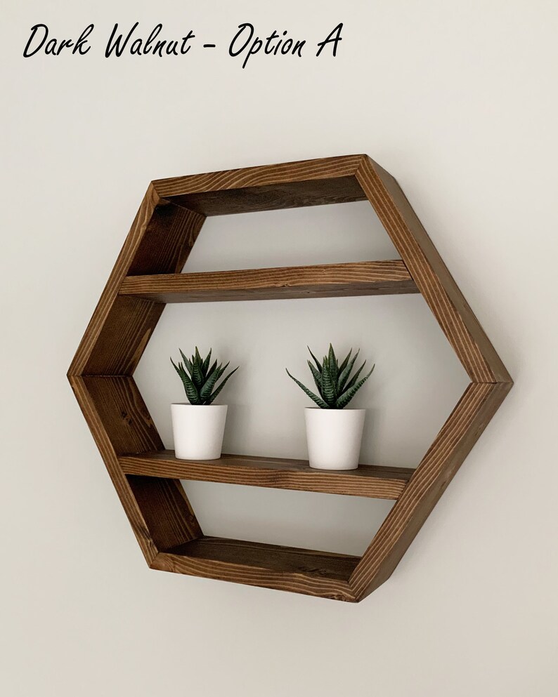 Sechseck ätherisches Öl Regal Waben Regale geometrische | Etsy