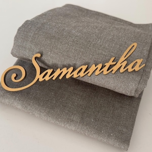 Wedding wood names ,- Wedding place cards Wedding table decorations - laser cut names, wedding table decor - wedding reception table decor