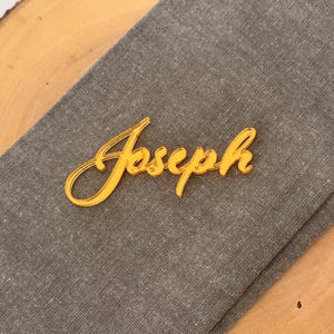 Gold Mirror Place Cards Custom Laser Cut Names CUSTOM Event Acrylic Name place Tags Acrylic Wedding Place Cards Table Decor