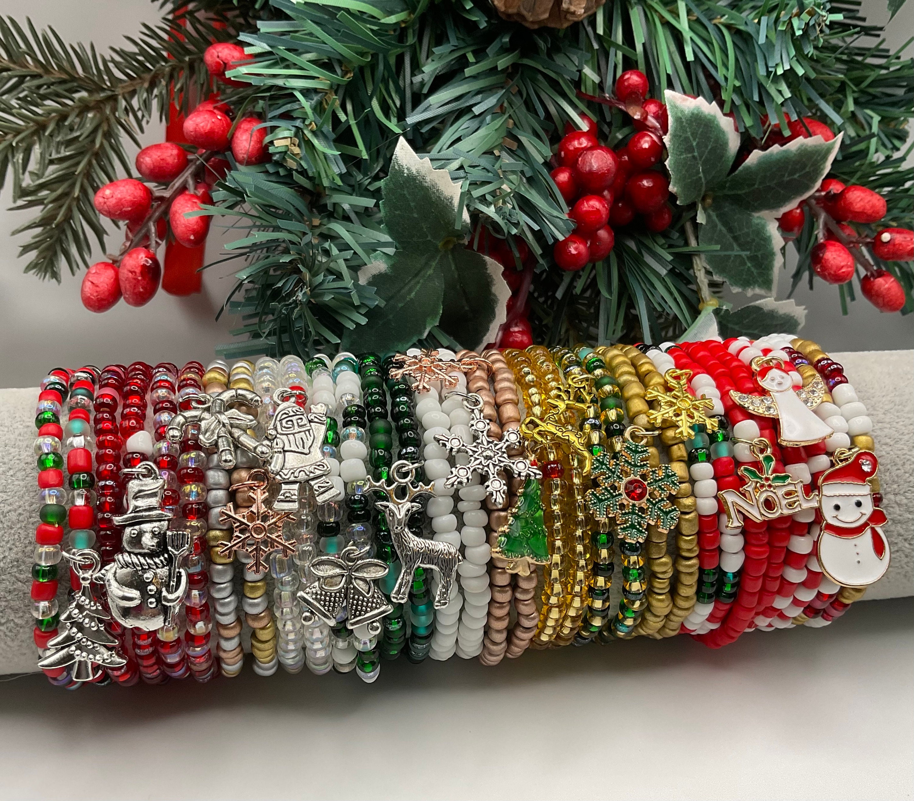 Cheap Santa Claus Bracelet Merry Christmas Decor for Home Noel