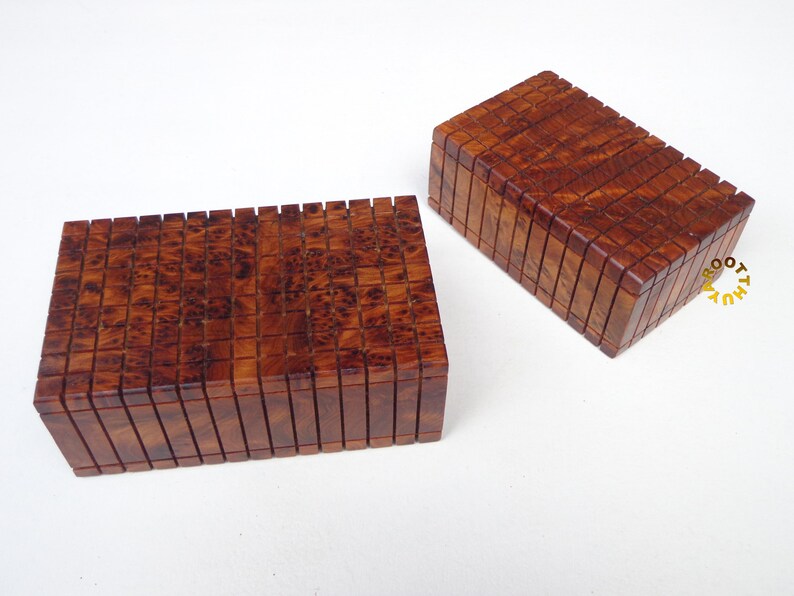 Two difficult Puzzle boxes with different ways to open Etsy