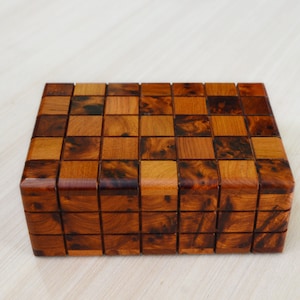 Jewelry, Jewelry Storage, Jewelry Boxes, secret box, puzzle box, brain test, magic box, hidden box, secret compartment, wooden puzzle box