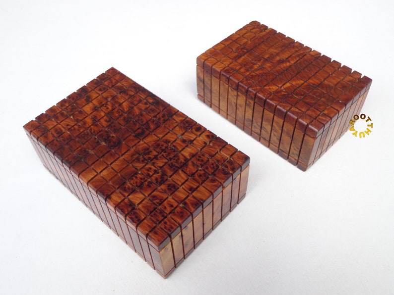Two difficult Puzzle boxes with different ways to open Etsy
