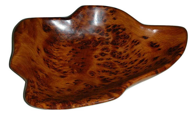 Thuya Dish Wooden Bowl