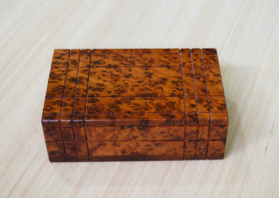 Boîte de puzzle en bois Casse-tête Boîte cadeau secrète de bijoux pour la  surprise de Noël, 1