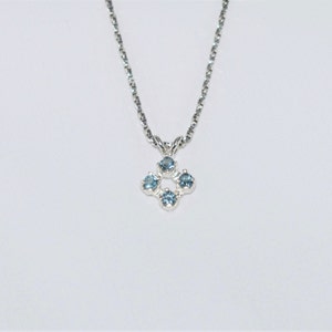 Sterling Silver London Blue Topaz Pendant