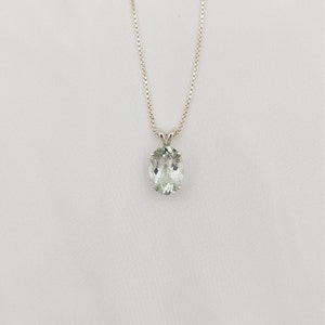 Sterling Silver Green Amethyst (Prasiolite) Pendant
