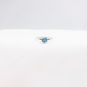 Sterling Silver Blue Topaz Ring