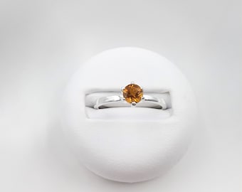 Sterling Silver Citrine Ring