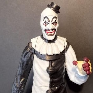 3d Printed Action Figure Art The Clown Terrifier