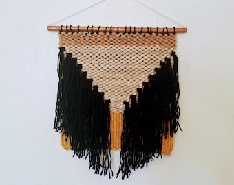 Small Handmade Woven Wall Hanging