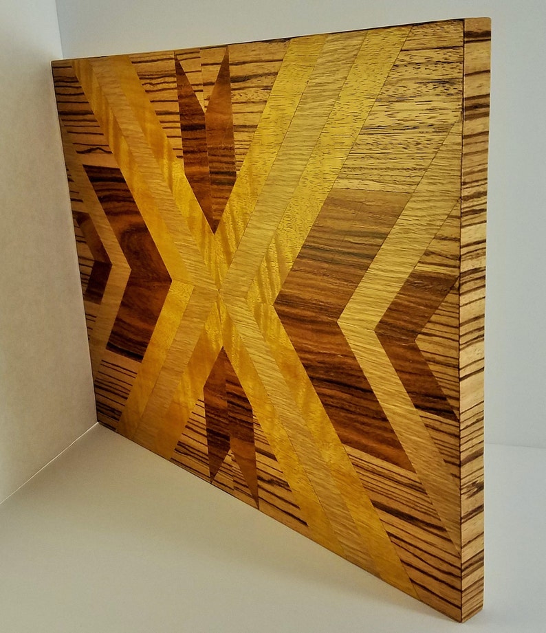 Aztec Wood Wall Art Decor High End Veneer 11x14 FREE Etsy