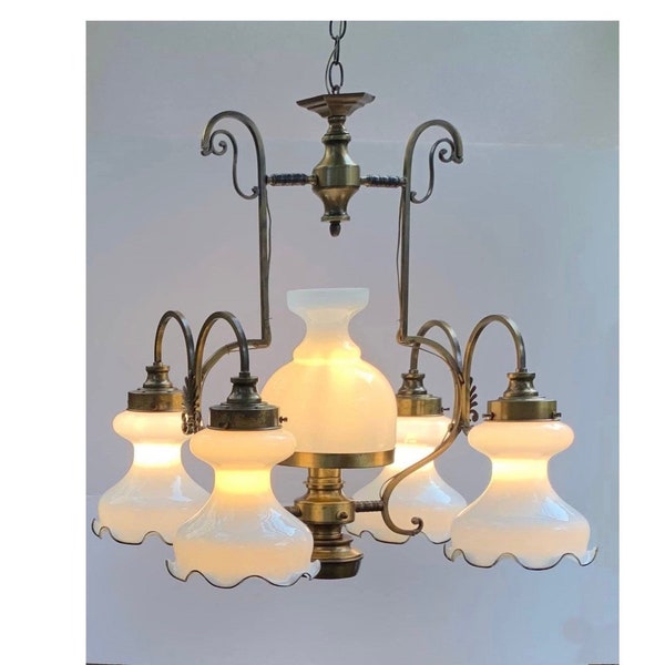 Milk Glass Shades Etsy