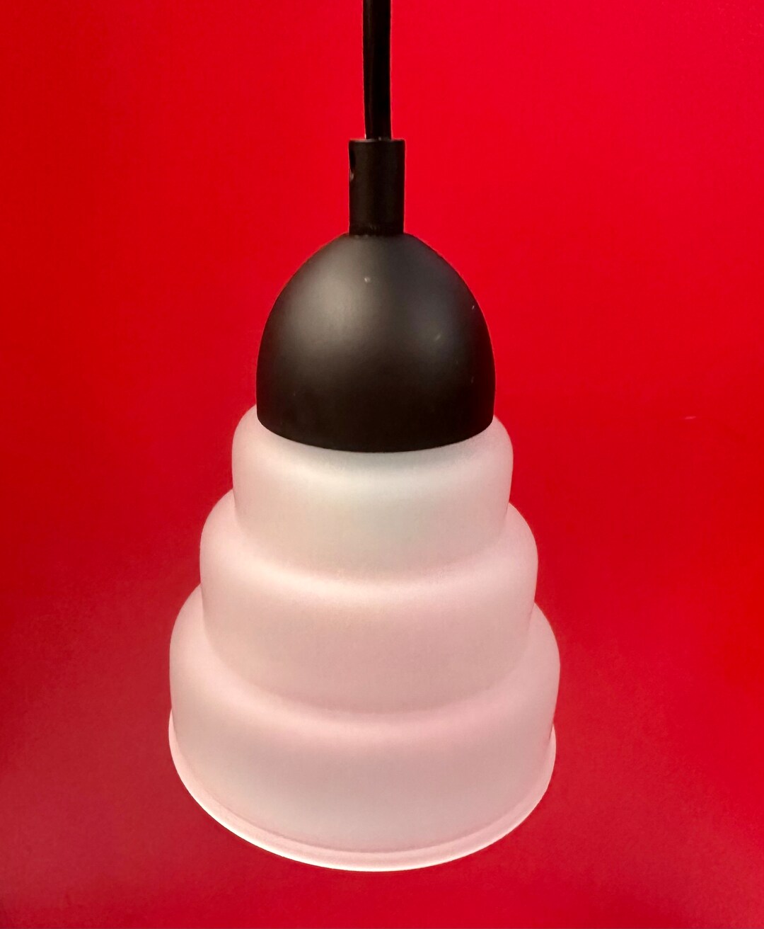 Vintage Art Deco Pendant Light Small Bauhaus Style Pendant Etsy