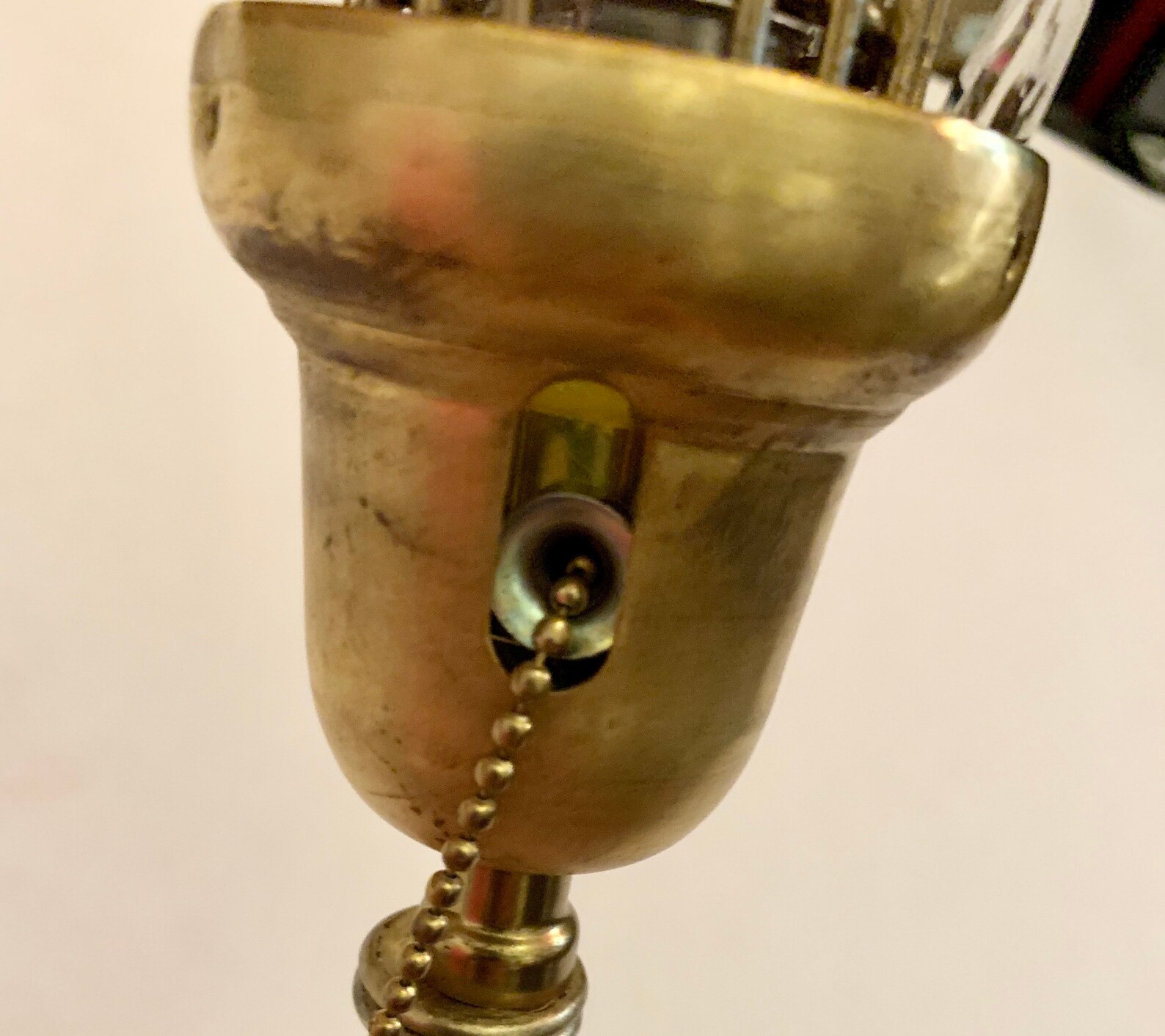 Vintage crystal waterfall lamp w 18 crystals rewired Etsy