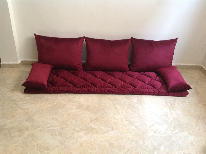 Asientos de piso árabe sofá de planta asientos marroquíes | Etsy