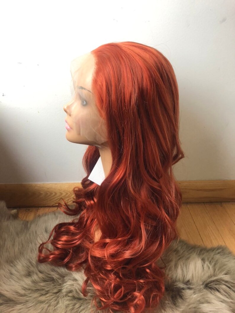 24 Ginger Curly Lace Front Wig NWT Etsy