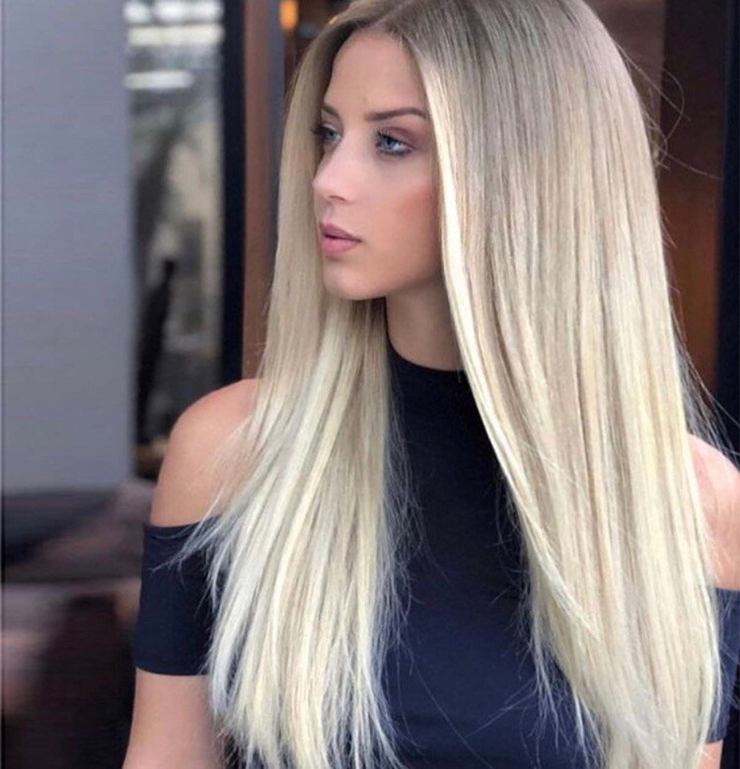 Brown to blonde shop ombre straight