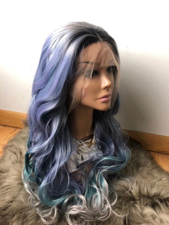 Grey unicorn shop wig