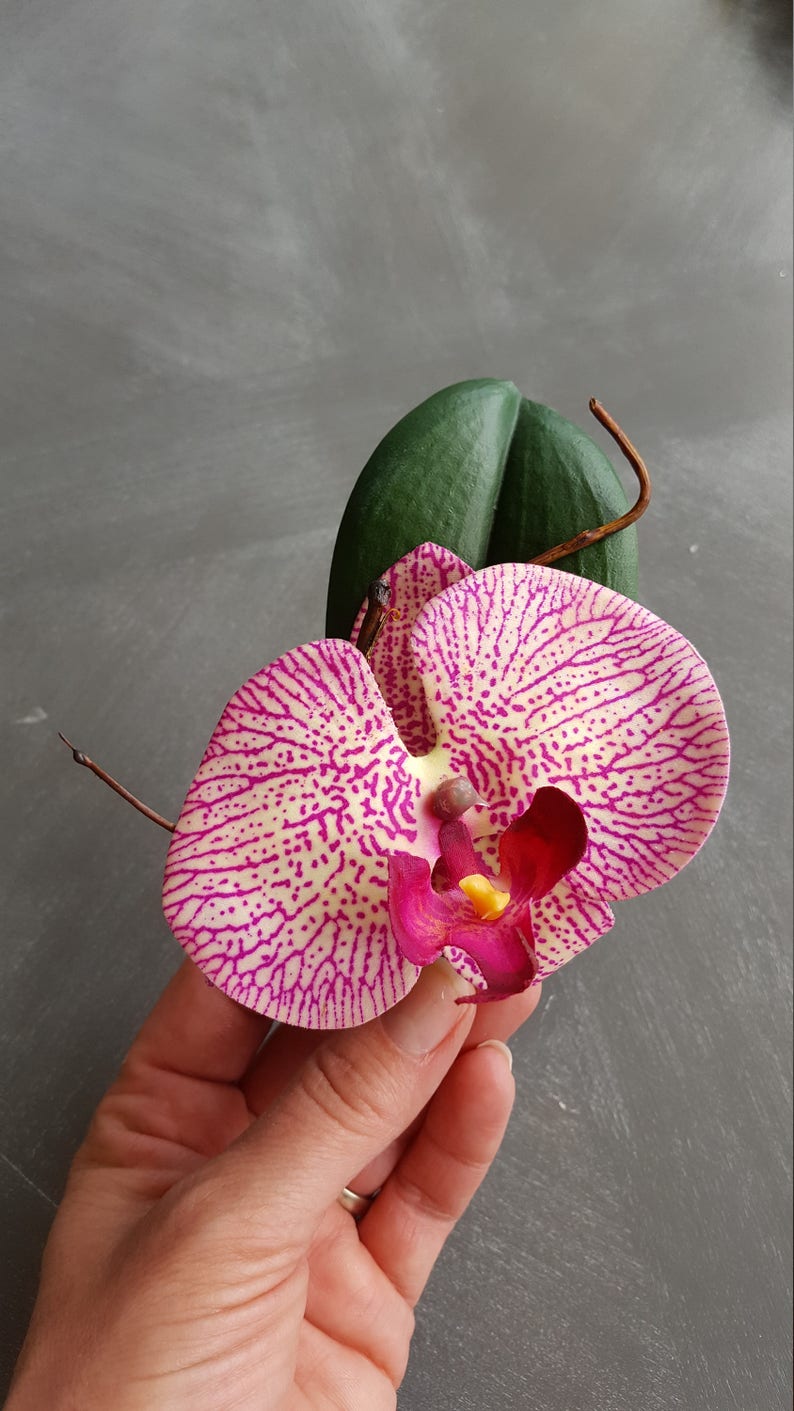 Silk Orchid boutonniere