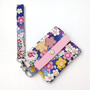 Asian Art Zipper Pouch Small Wallet Coin Purse Keychain