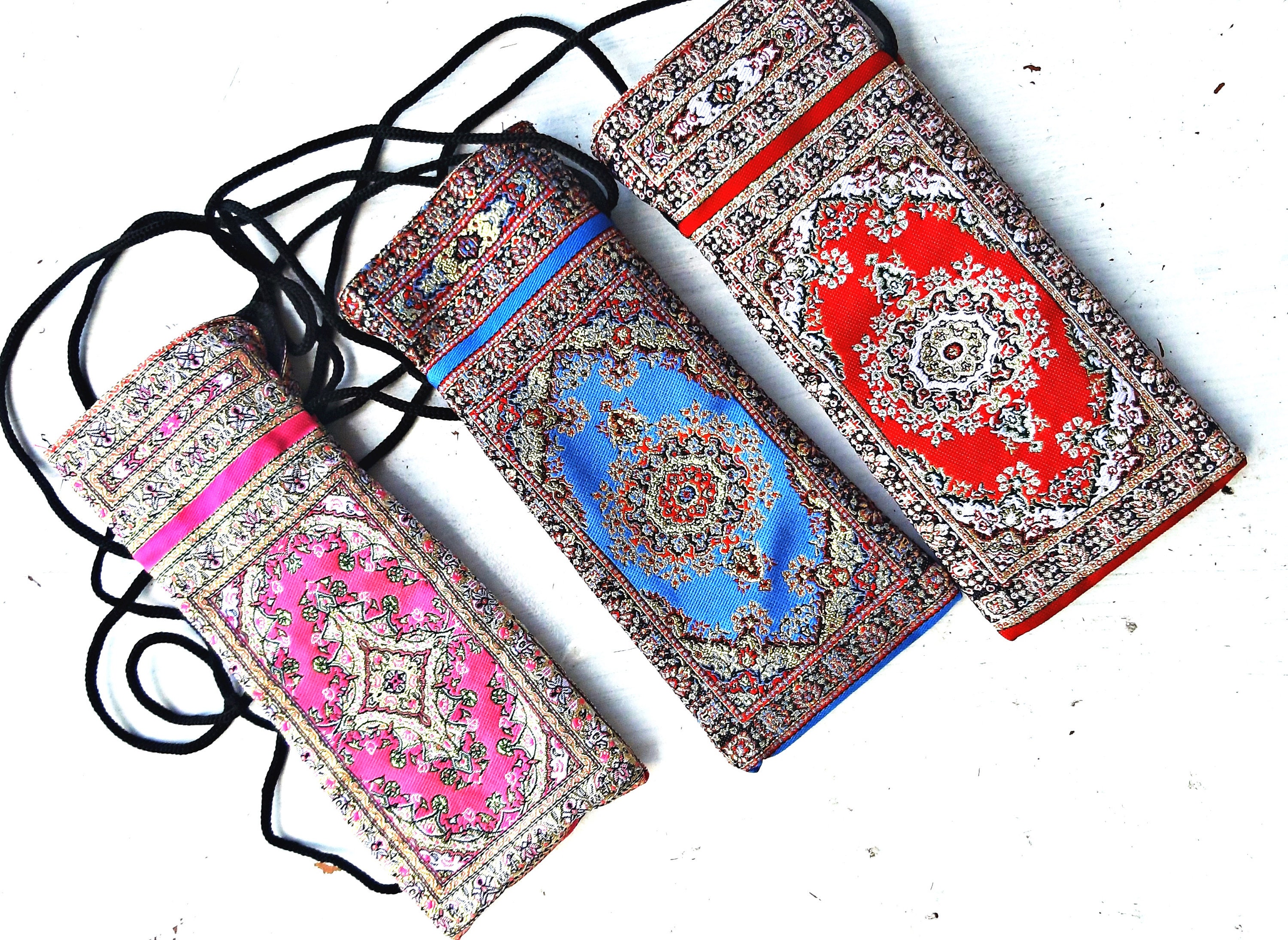 3 pcs. Eyeglass Case Pouches Holder Sleeve with Lanyard Neck Etsy