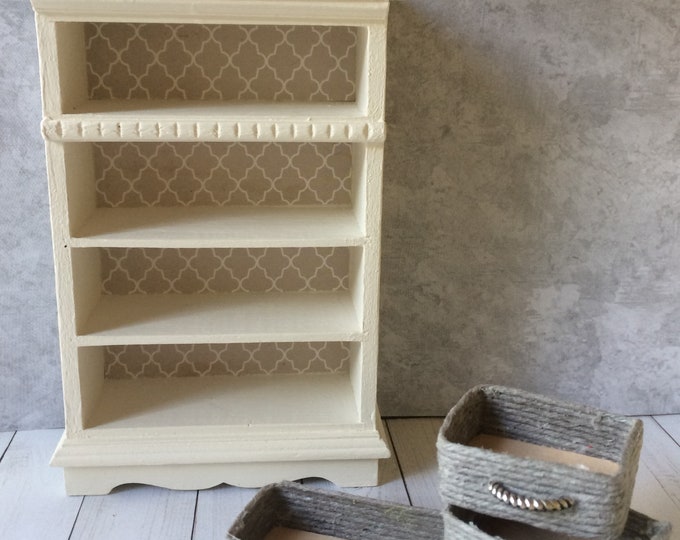 Vintage Miniature Bookcase Miniature Book Shelf Display Etsy