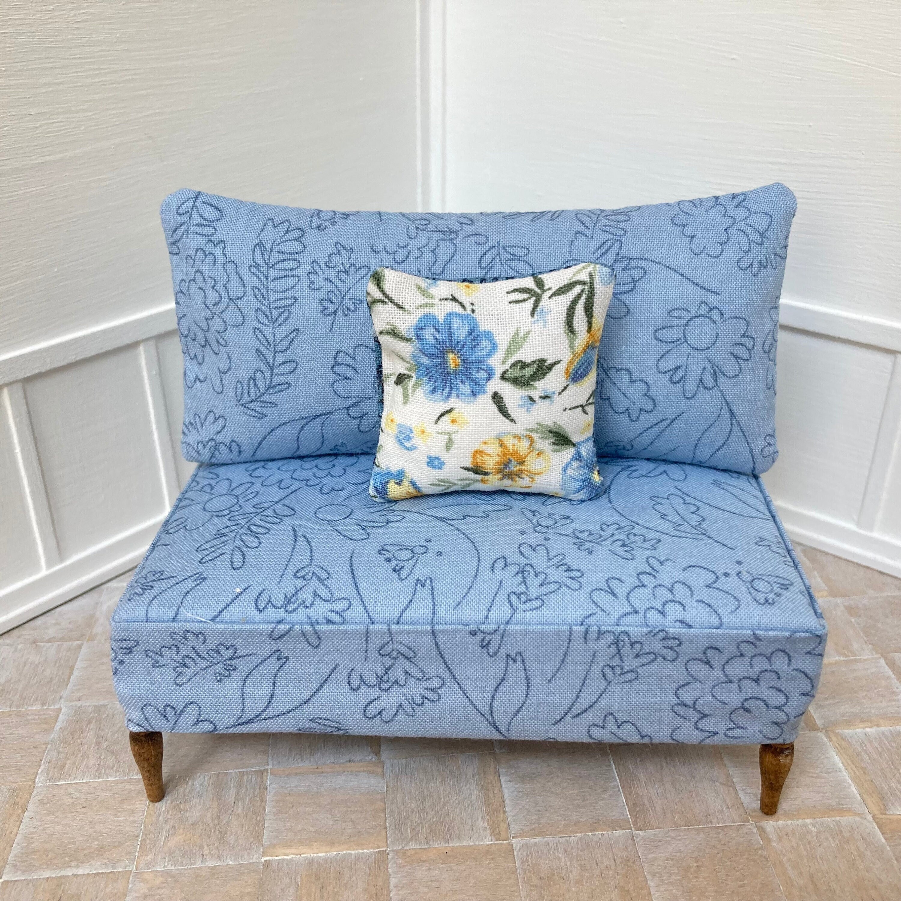 Armless settee bench deals