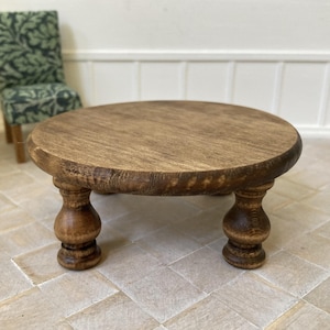1:12 Scale Dollhouse Coffee Table, Dollhouse Coffee Table, Miniature Coffee Table, Round Coffee Table, Occasional Coffee Table