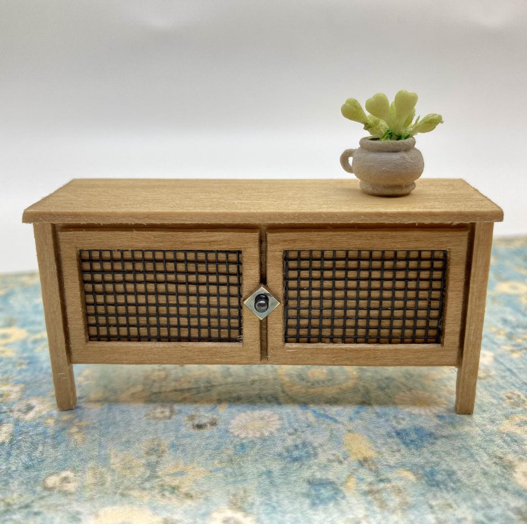 Half Scale Console Table, Dollhouse Miniature Table, Media Table ...