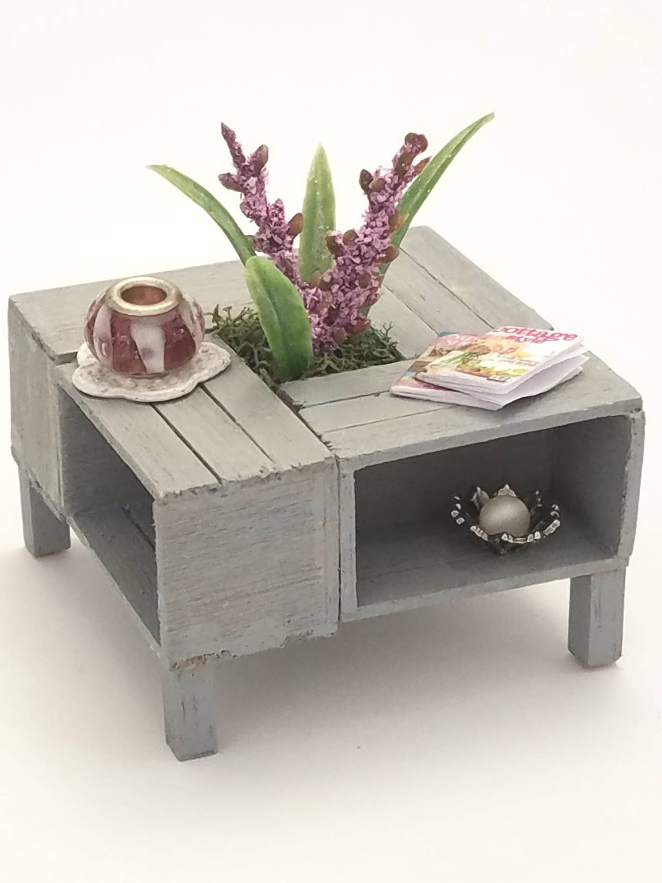 Dollhouse Furniture Miniature Coffee Table Dollhouse Coffee Etsy