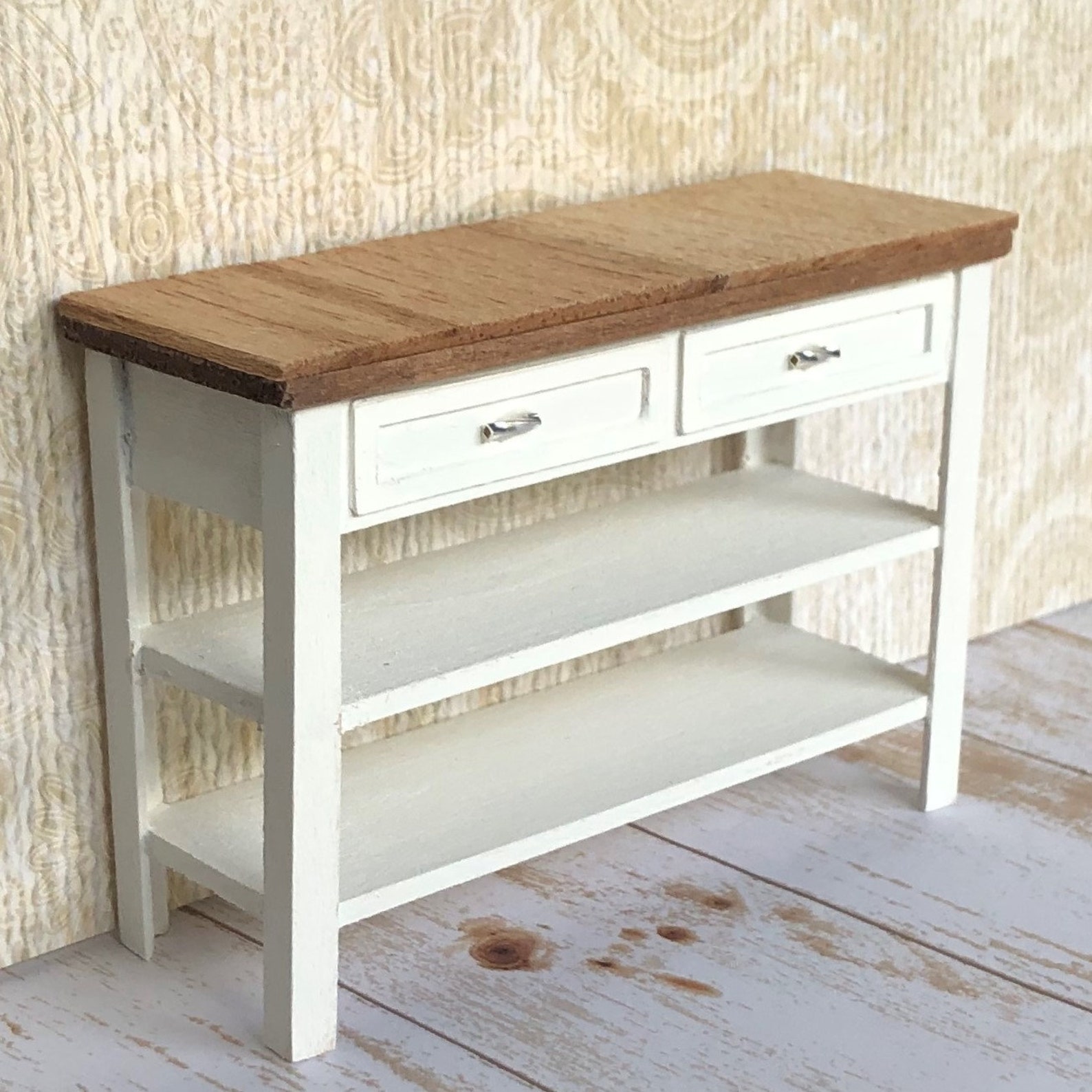 Miniature Console Table Dollhouse Console Table Buffet Etsy
