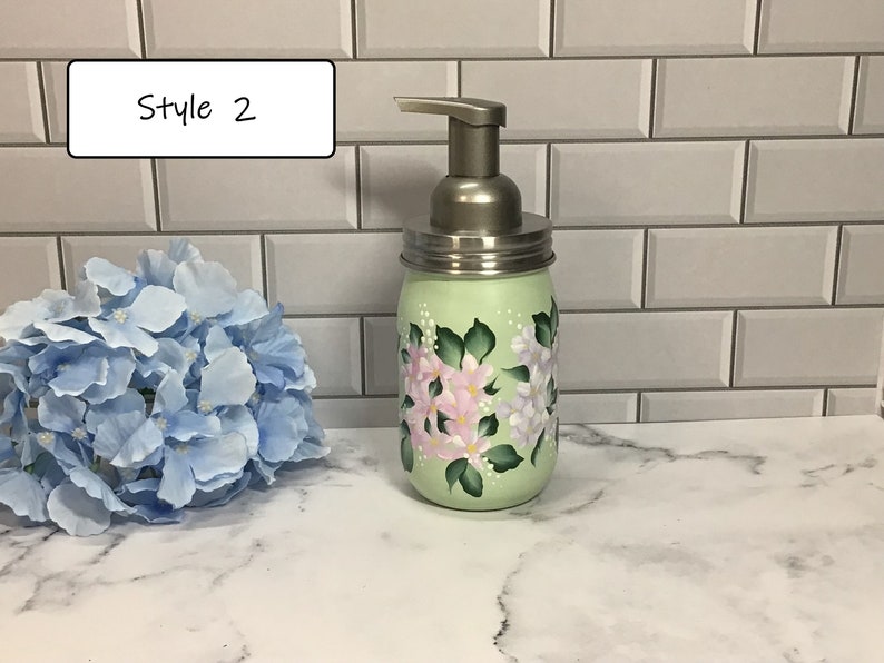 Spring Soap Pump Hand Painted Floral Easter Pastel Soap Etsy