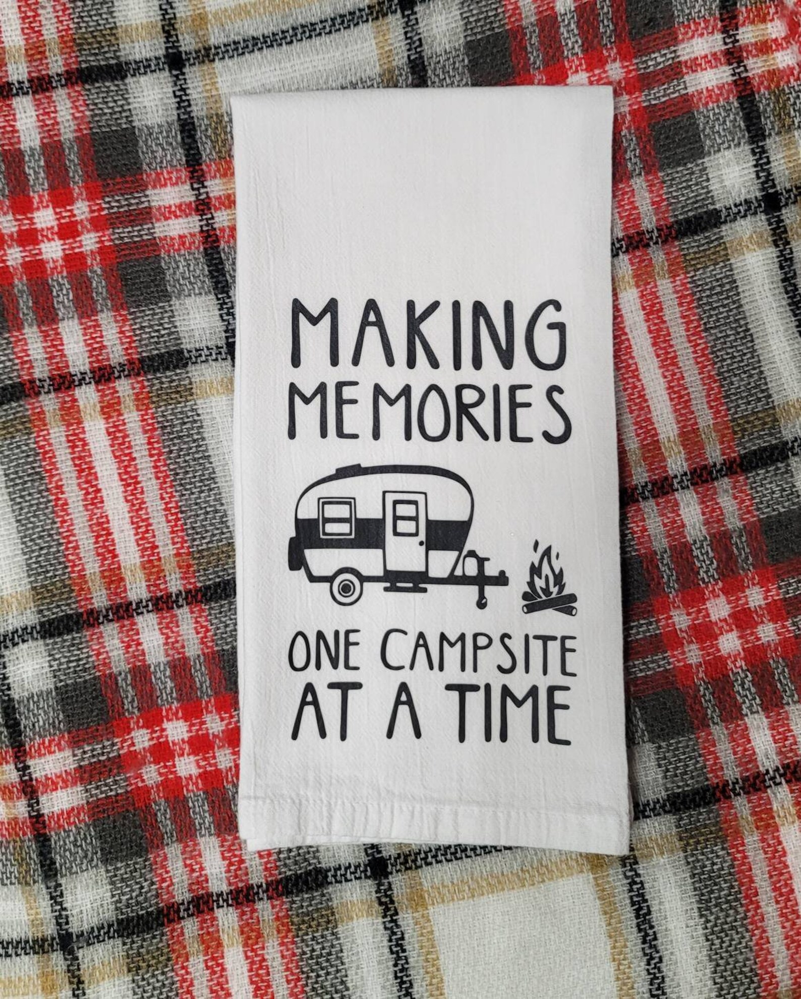 Camping Memories Flour Sack Towel Tea Towel camping towel Etsy