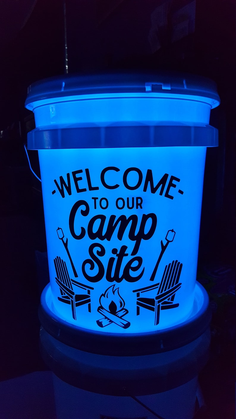 to Our Campsite Vinyl Decal Camping Bucket Decal Etsy