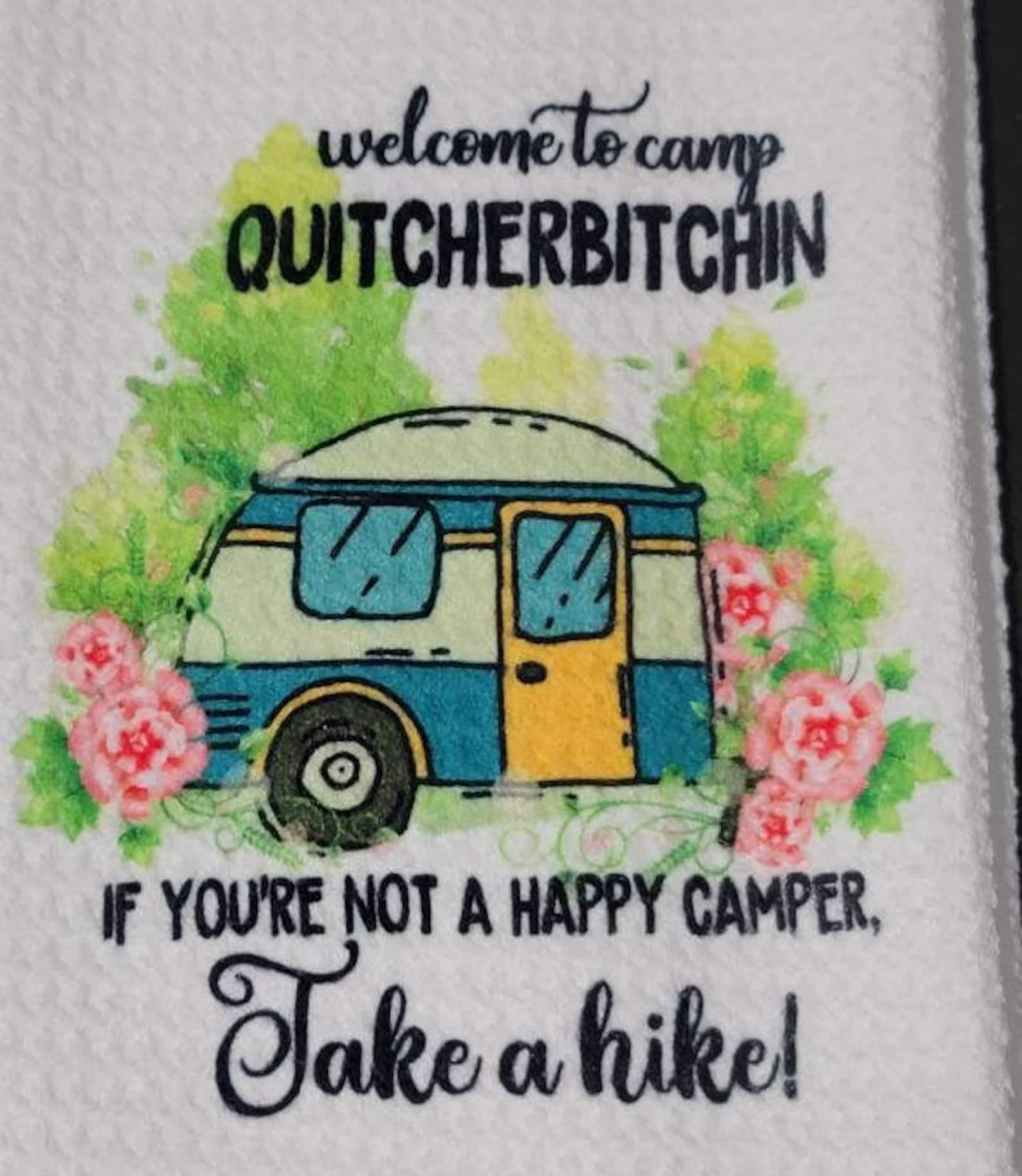 Camping Waffle Weave Towel Kitchen Towel Camping Towel Etsy