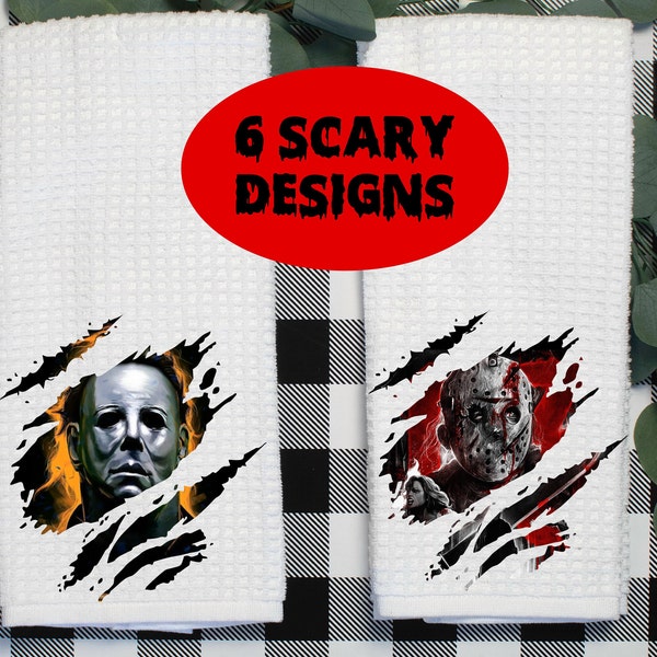 Horror Movie Kitchen Towels - Etsy