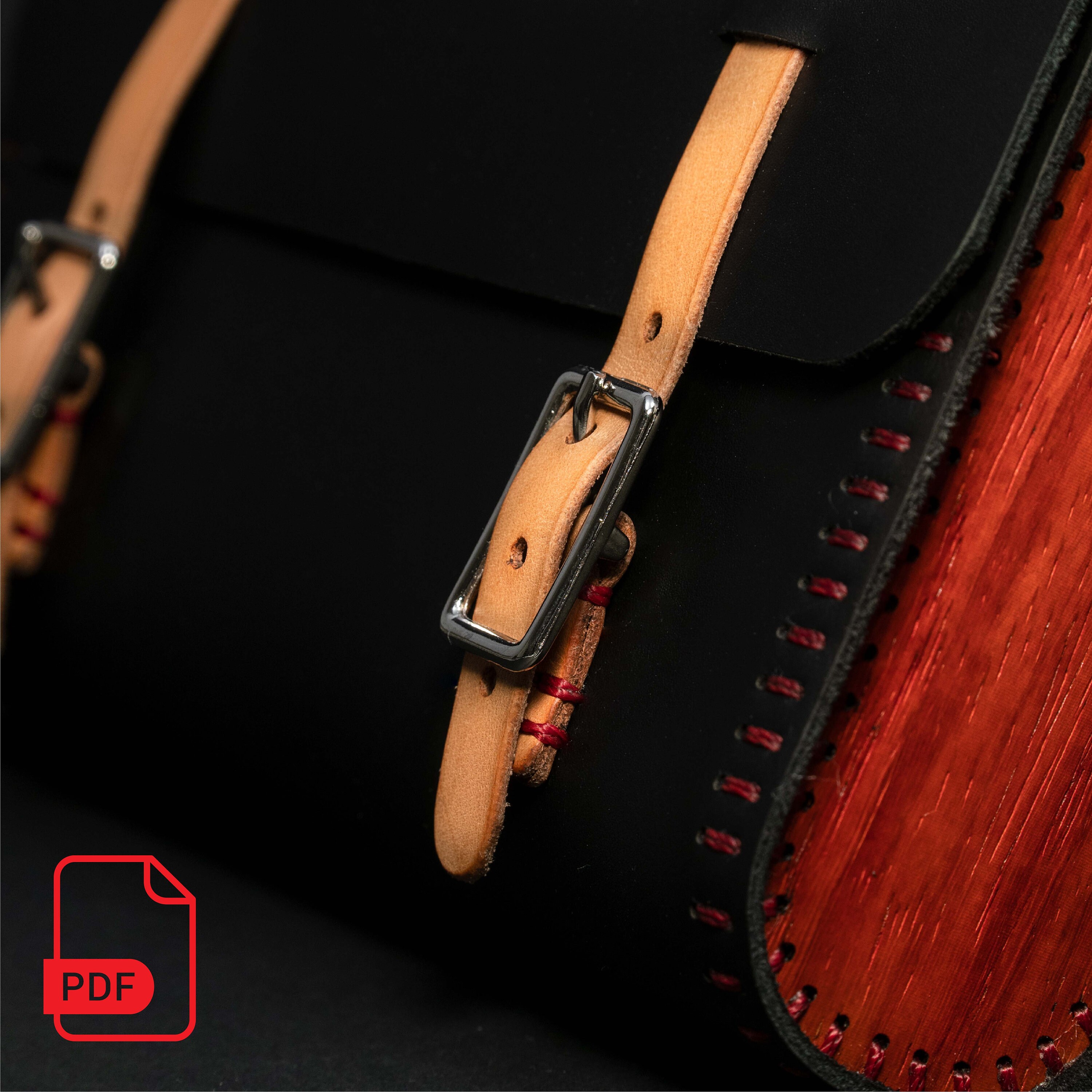 Leather Handbag PDF Pattern PDF Pattern Pdf Download Shoulder Bag