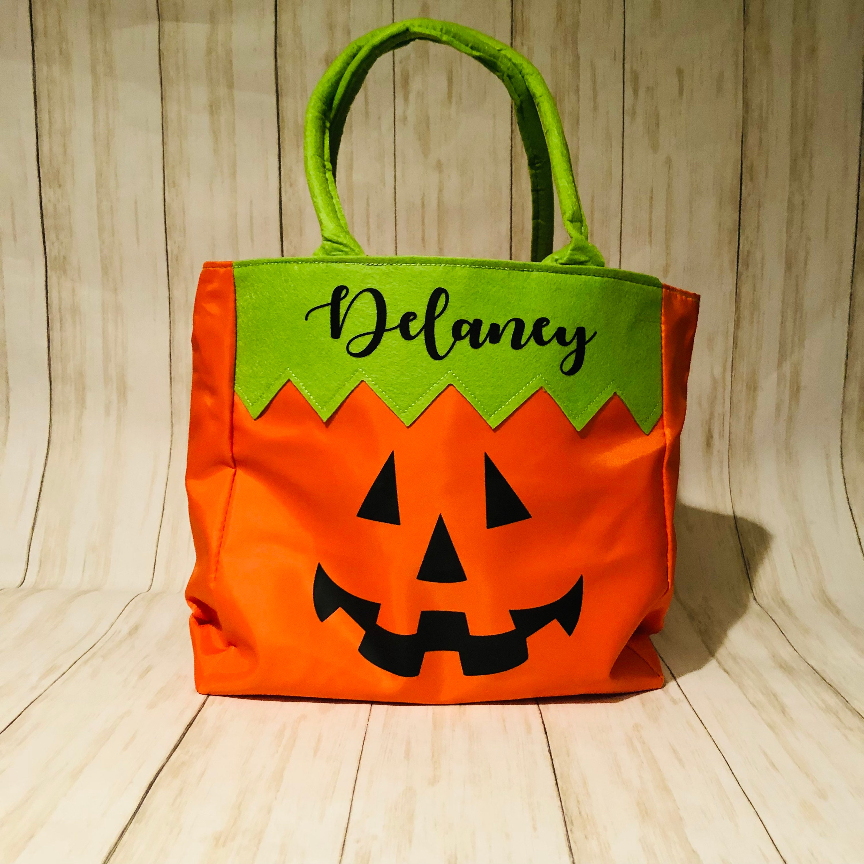 Trick or Treat Bag, Personalized Halloween Bag, Kids Halloween Bag ...