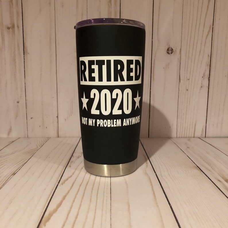 Funny Retirement Gift Retirement Tumbler Retirement Gift for Etsy