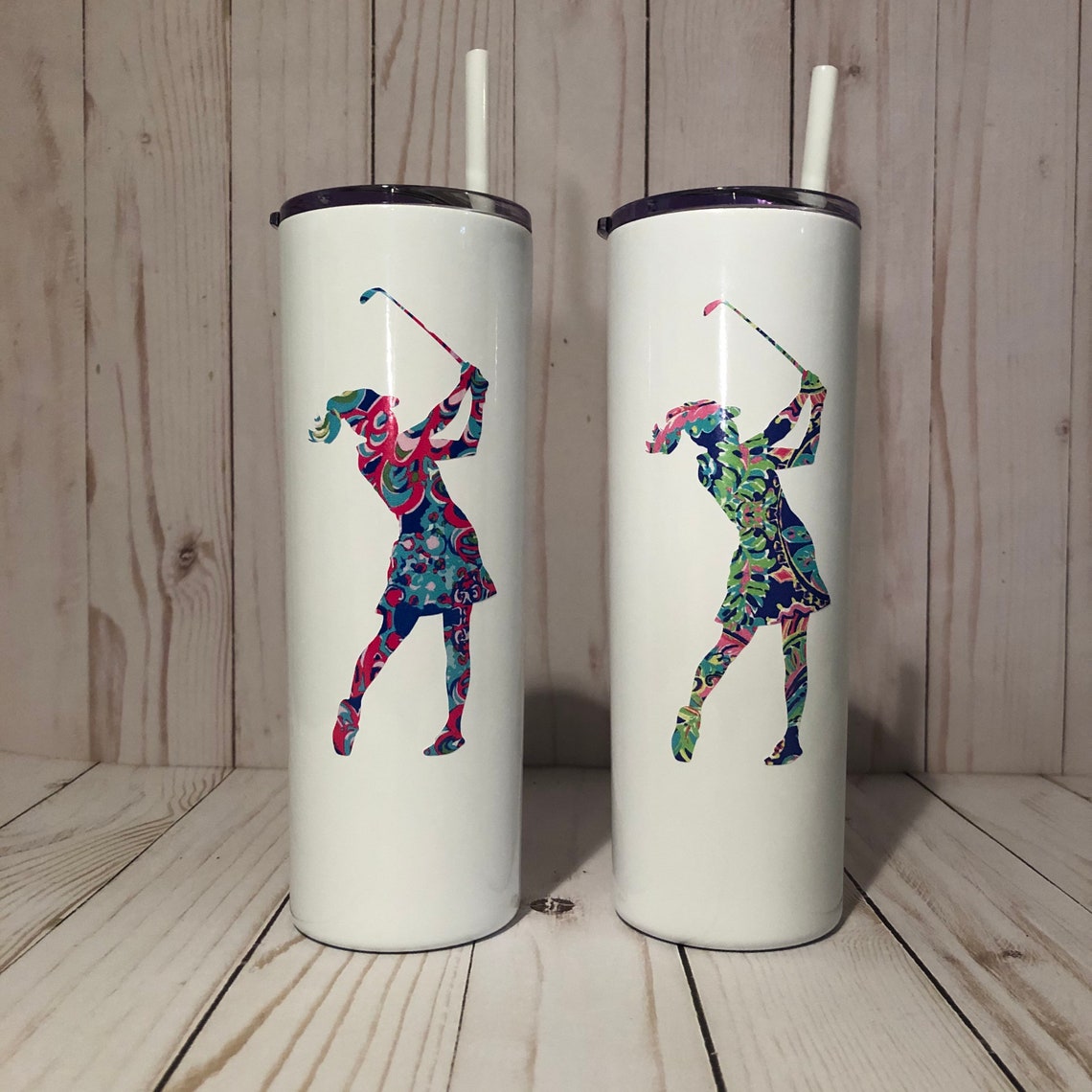 Womens Golf Gift Golf Tumbler 20oz Personalized Ladies Golf Etsy UK