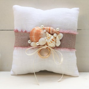 Cuscino portafedi, cuscino fedi tema mare, cuscino portafedi marino, matrimonio, Decorazione, portafedi stile marino, portafedi nuziali,
